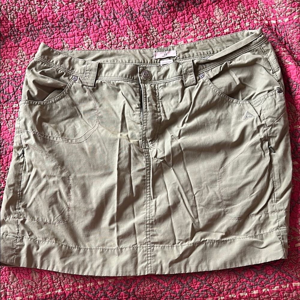Olive Green Athletic Skort